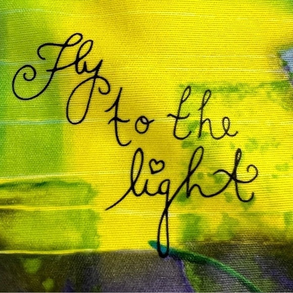 AIR Play Sport Multi Color Butterfly Strappy Mini Slip Dress - Picture 6 of 13